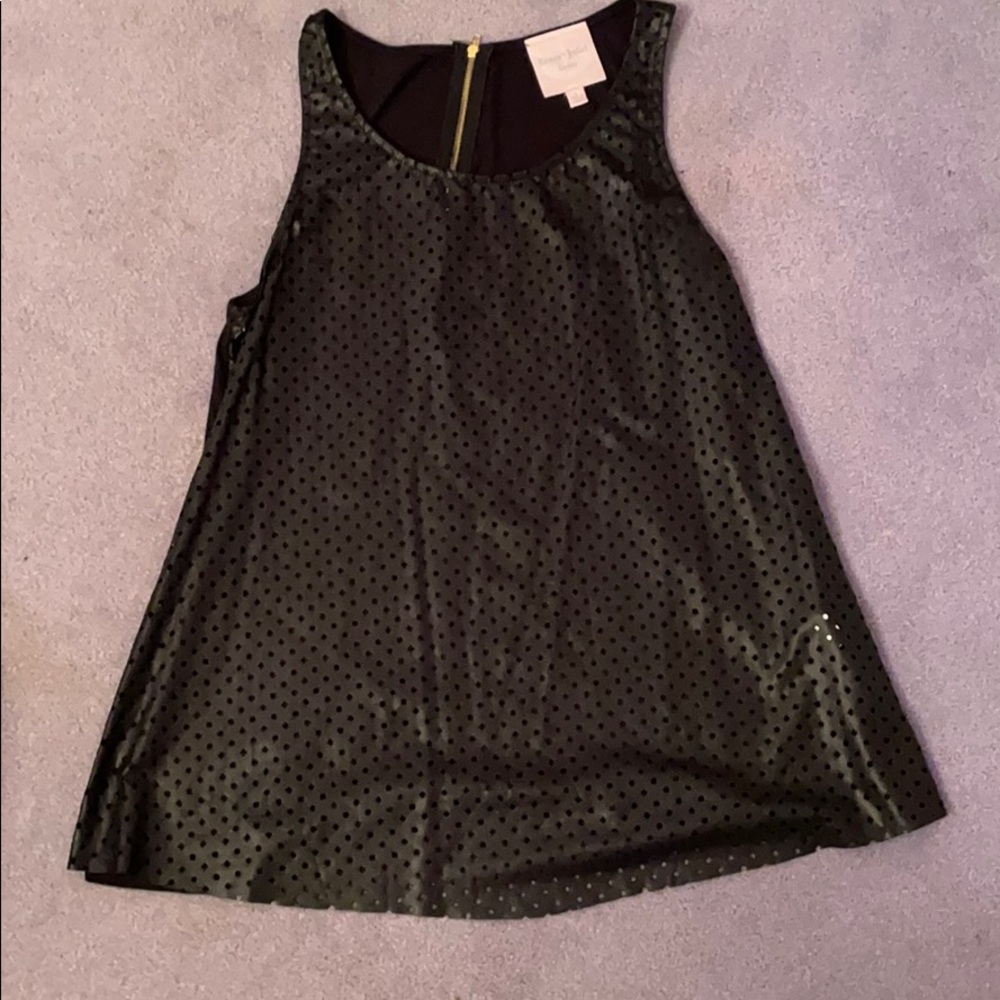 Romeo & Juliet Couture black sleeveless black top